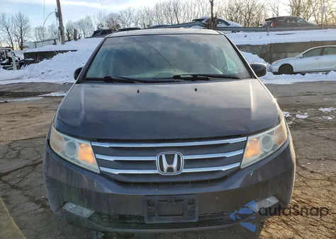 2012 Honda Odyssey Touring из США, поврежденный, VIN 5FNRL5H96CB082336